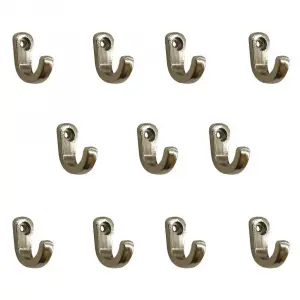 Tekli Bijuteri, Dekor Askısı - Nikel, 100 Adet, 10x18x22 Mm