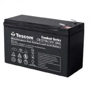 TESCOM COMBATT CBL12-7E 12V 7AH TAM BAKIMSIZ KURU AKÜ