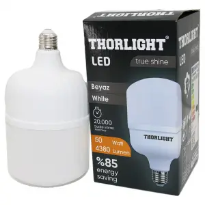 Thorlıght 50w E27 Torch T-shape Beyaz Led Ampul T-50b Bx40
