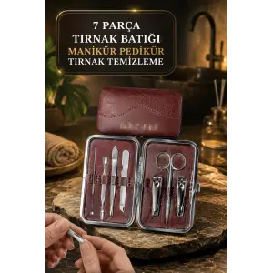 Tırnak Batığı Temizliği ve Günlük Bakım İçin 7 Parça Profesyonel Set