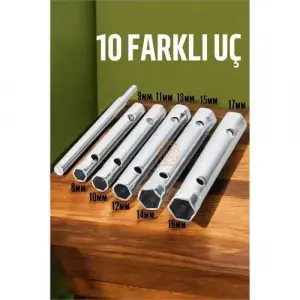 Tork Lokma Seti Boru Kovan Tip Anahtar Seti Buji Anahtarı