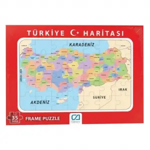 Türkiye Haritası Frame Puzzle 35 Parça