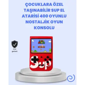 TV Bağlantılı Şarjlı Retro Oyun Konsolu