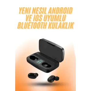 TWS Bluetooth Kulaklık 5.0 Bluetooth Bağlantılı Dokunmatik Kontrol Özelliği