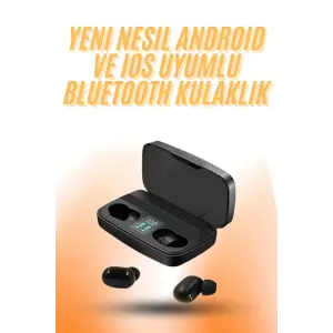 TWS Bluetooth Kulaklık 5.0 Bluetooth Bağlantılı Dokunmatik Kontrol Özelliği