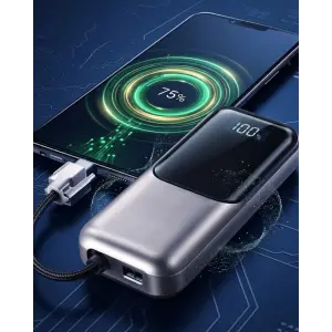 Type C ve Lightning Destekli Yüksek Kapasiteli Powerbank 13000 mAh