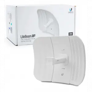UBIQUITI LBE-M5-23,  LiteBeam, 5Ghz, 100Mbps, 23dBi Anten, 5Km Menzil CPE