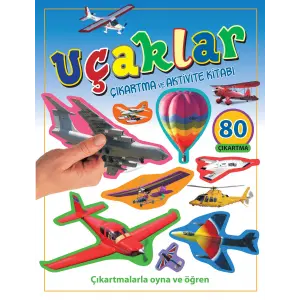 Uçaklar - Çıkartma ve Aktivite Kitabı