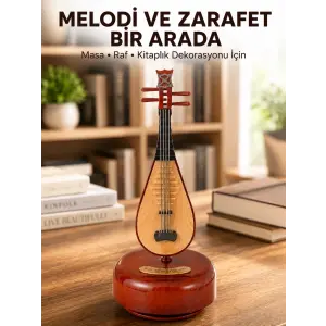 Ud Sembolü Müzik Kutusu Estetik Tasarım Melodi Destekli