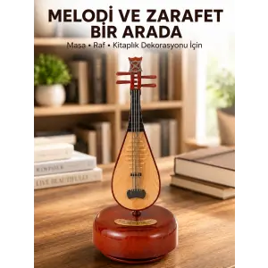 Ud Sembolü Müzik Kutusu Estetik Tasarım Melodi Destekli