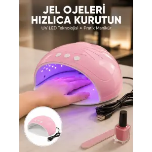 Ultraviyole LED Oje Kurutma Makinesi USB Kablolu Yeni Nesil