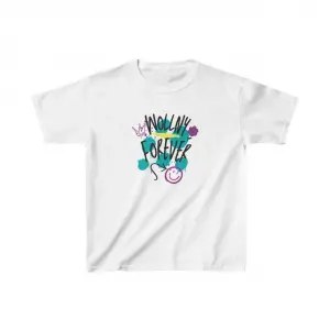 Unisex Çocuk Baskılı T-Shirt - Beyaz