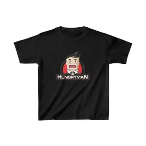 Unisex Çocuk Baskılı T-Shirt - Siyah