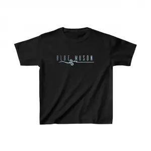 Unisex Çocuk Baskılı T-Shirt - Siyah