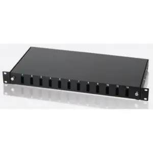 URANIUM PPR12PSCDX 12 PORT F/O SC DX RAL9005 PATCH PANEL(10F-SB1U12PSCDX-REA)