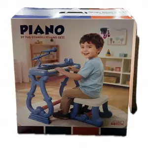URT033-002 AYAKLI 37 TUŞ PİANO ORG - MAVİ