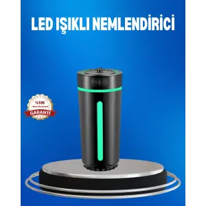 USB Bağlantılı LED’li Hava Nemlendirici Aromaterapi Buhar Difüzörü