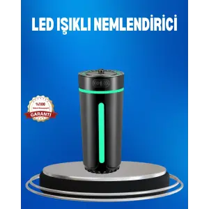 USB Bağlantılı LED’li Hava Nemlendirici Aromaterapi Buhar Difüzörü