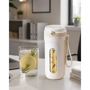 USB Şarjlı Mini Smoothie Blender Pratik Meyve Karıştırıcı 350 ML