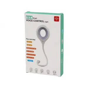 Usb Smart Voıce Control Light Sesli Işık Ayarlı Mini Yuvarlak Usb 16 Ledli Lamba Akrobat Kollu 2w 5v-0.5a Bx40
