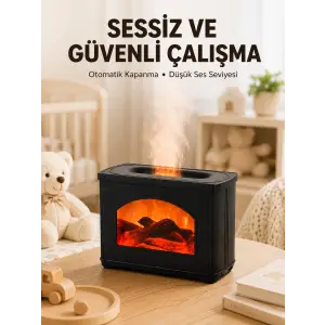 USB Ultrasonik Hava Nemlendirici Ayarlanabilir Sis ve Aromaterapi Özellikli
