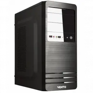 VENTO VS114F Mid Tower, 400W Siyah, Kurumsal KASA