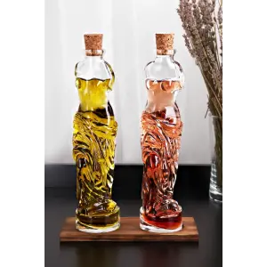 Venüs Yağdanlık - Kadın Figürlü Sirkelik Sosluk 200 ML 2li Set