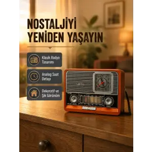 Vintage Radyo – Nostaljik Tasarım ve Modern Teknoloji Bir Arada