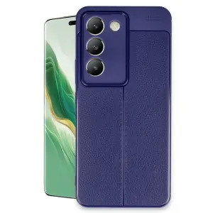Vivo V30 Lite 4g Kılıf Auto Focus Kapak - Lacivert