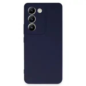 Vivo V30 Lite 4g Kılıf First Silikon - Lacivert