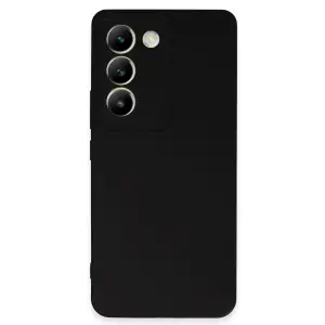 Vivo V30 Lite 4g Kılıf First Silikon - Siyah