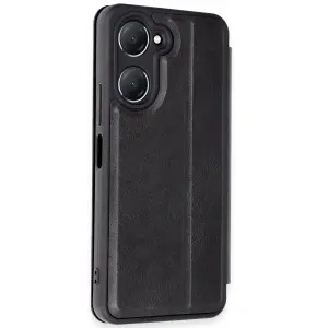 Vivo Y18 Kılıf Flip Cover - Siyah