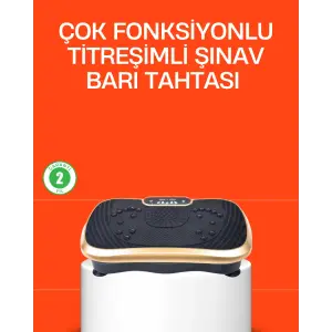 Vücut Şekillendirmeye Yardımcı Titreşimli Spor Platformu