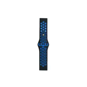 Watch 20mm Spor Delikli Kordon - Siyah-mi