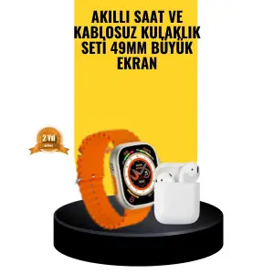 Watch 9 Max Akıllı Saat Sesli Görüşme Özellikli Kulaklık Seti