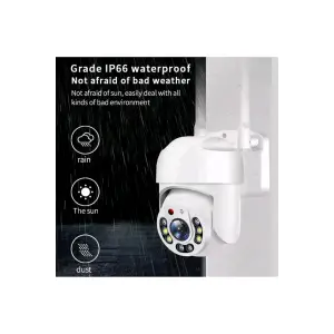 Wi-fi ptz iç ve dış mekan 360 derece çift antenli 1080p 3 mp speed dome ip kamera