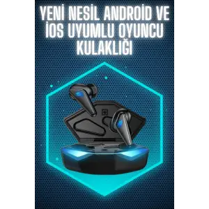 Wireless Kulaklık Mikrofonlu Bluetooth Oyuncu Kulaklığı