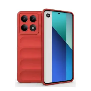 Xiaomi Poco X6 Pro Kılıf Optimum Silikon - Kırmızı