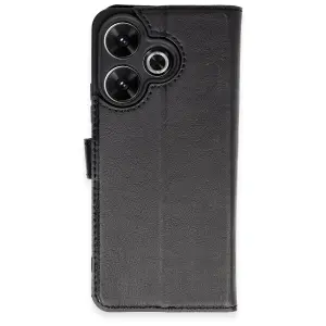 Xiaomi Redmi 13 4g Kılıf Trend S Plus Kapaklı Kılıf - Siyah