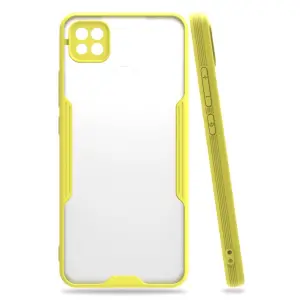 Xiaomi Redmi 9c Kılıf Platin Silikon - Sarı