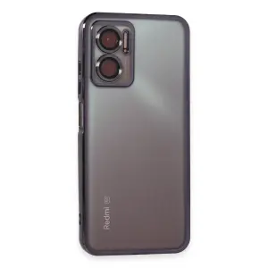 Xiaomi Redmi Note 11e Kılıf Razer Lensli Silikon - Mor