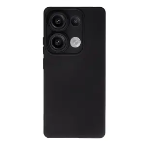 Xiaomi Redmi Note 13 Pro 4g Kılıf Nano İçi Kadife Silikon - Siyah