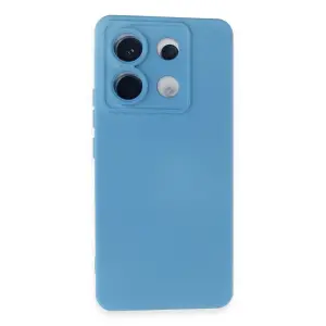 Xiaomi Redmi Note 13 Pro 5g Kılıf Nano İçi Kadife Silikon - Mavi
