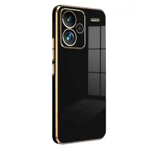 Xiaomi Redmi Note 13 Pro Plus Kılıf Volet Silikon - Siyah