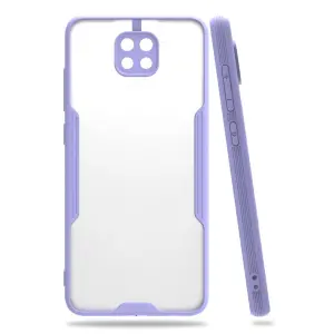 Xiaomi Redmi Note 9 Kılıf Platin Silikon - Lila