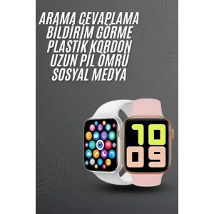 Yeni Model Akıllı Saat Dokunmatik Ekran Unisex Amoled Ekran 44 mm