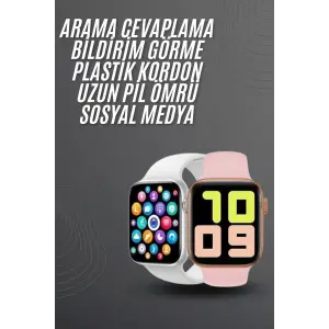 Yeni Model Akıllı Saat Dokunmatik Ekran Unisex Amoled Ekran 44 mm