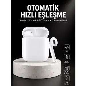 Yeni Nesil Dokunmatik Kontrol Çağrı Cevaplayabilen Kablosuz Bluetooth Kulaklık