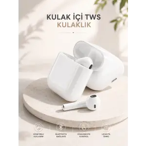 Yeni Nesil HD Ses ve Dokunmatik Kontrol Akıllı ve Şık Bluetooth Kulaklık