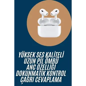 Yeni Nesil Pro Bluetooth Kulaklık Android ve İOS Uyumlu Dokunmatik Kontrol